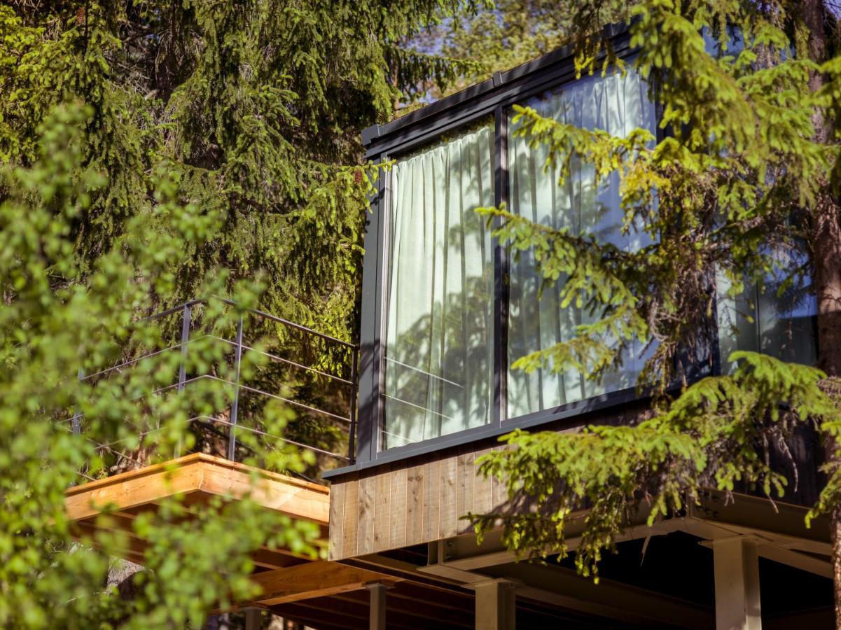 Skyview Chalets Am Camping Toblacher See Exterior foto