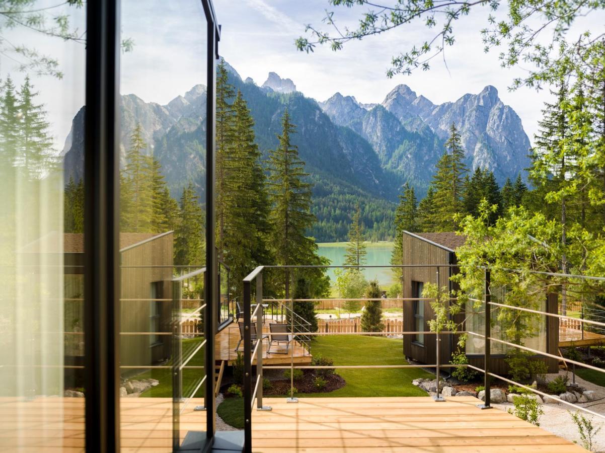 Skyview Chalets Am Camping Toblacher See Exterior foto